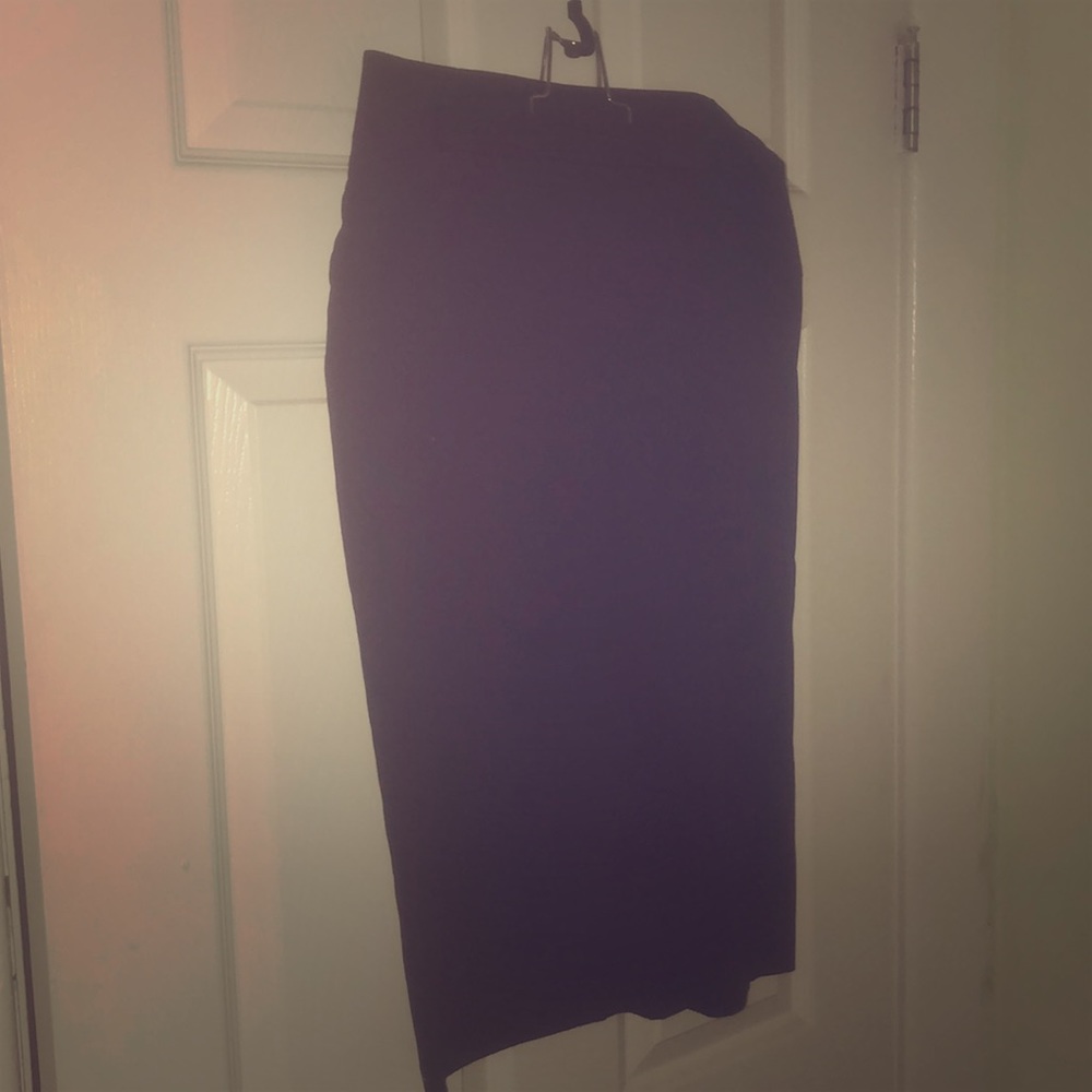 Black pencil skirt